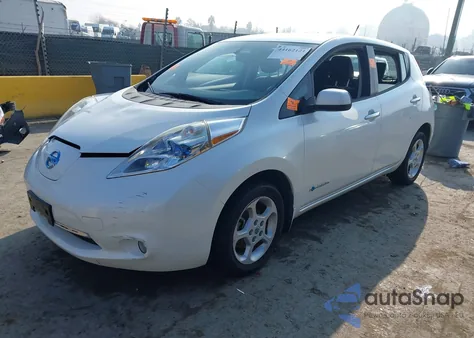 2013 Nissan Leaf Sv z USA, uszkodzony, nr VIN 1N4AZ0CP9DC419235